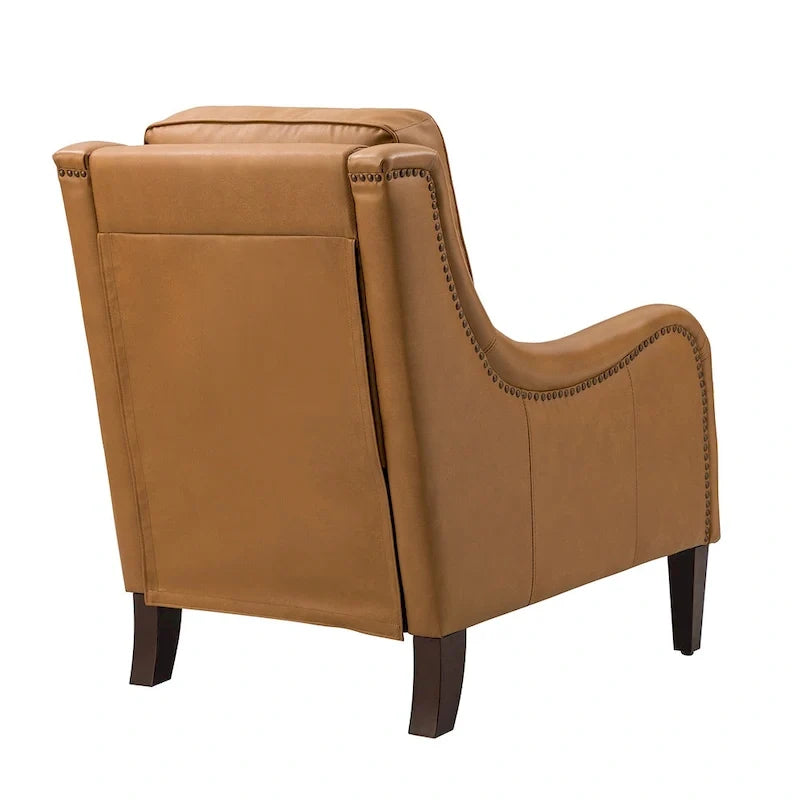 Pascual Comfy Living Room Armchair Set Of 2 with Solid Wood Legs