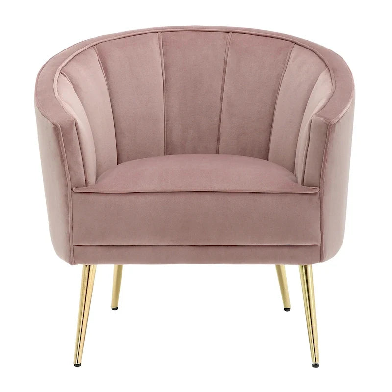 Silver Orchid Randolf Velvet Accent Chair