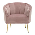 Silver Orchid Randolf Velvet Accent Chair