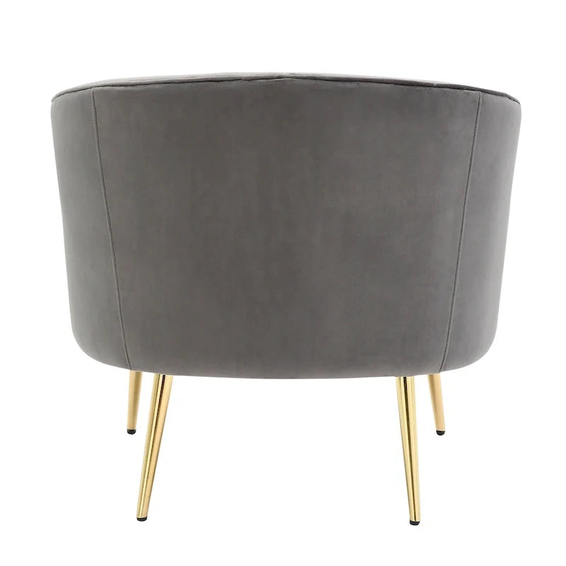 Silver Orchid Randolf Velvet Accent Chair