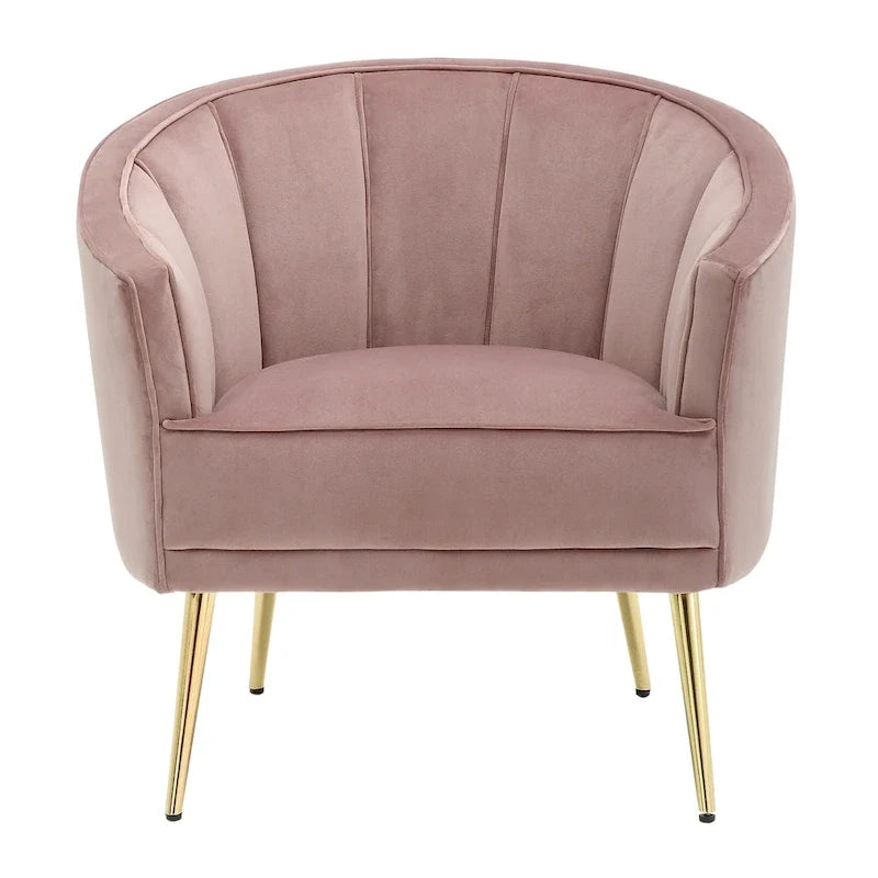Silver Orchid Randolf Velvet Accent Chair