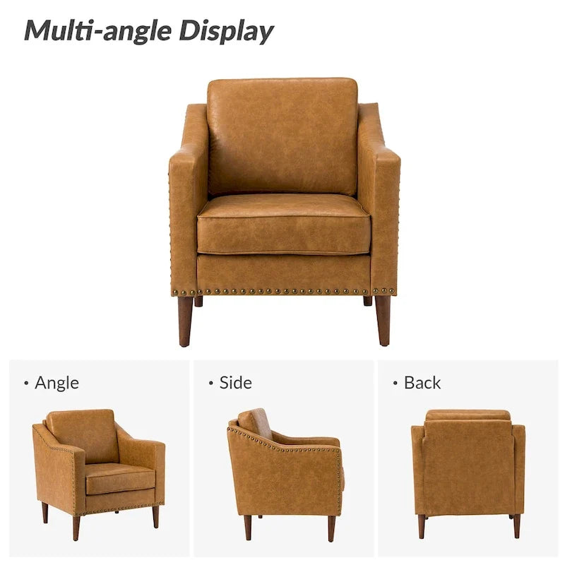 Duarte Transitional Armchair with Sloped Arms Set of 2