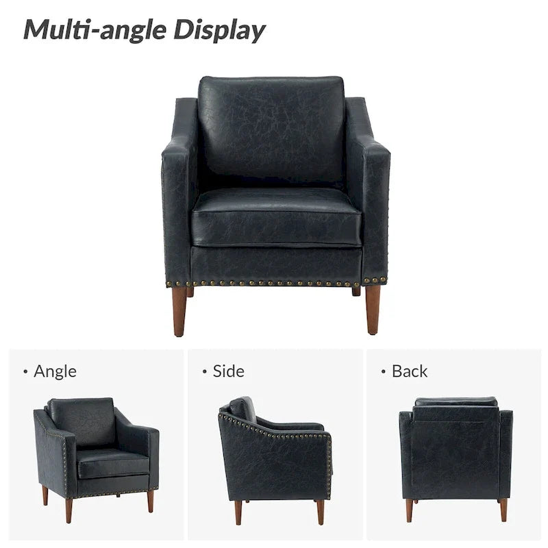 Duarte Transitional Armchair with Sloped Arms Set of 2
