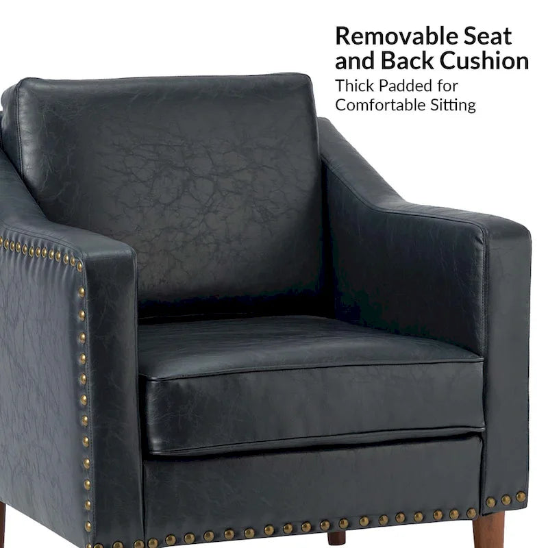 Duarte Transitional Armchair with Sloped Arms Set of 2