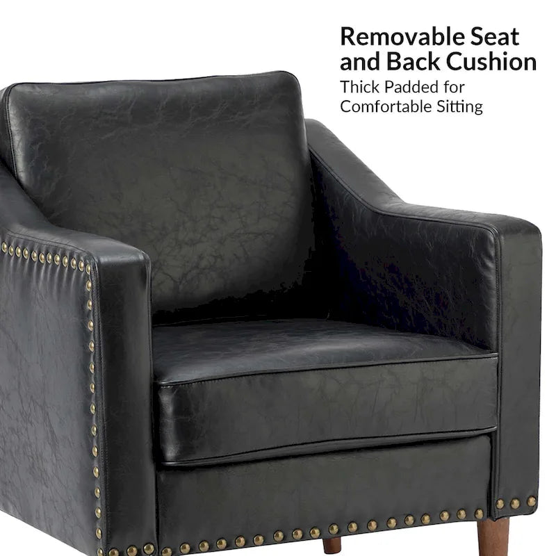 Duarte Transitional Armchair with Sloped Arms Set of 2