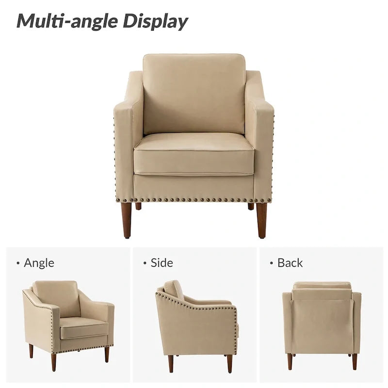Duarte Transitional Armchair with Sloped Arms Set of 2