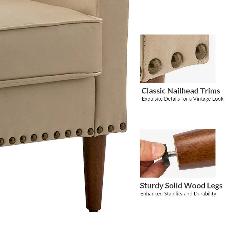 Duarte Transitional Armchair with Sloped Arms Set of 2