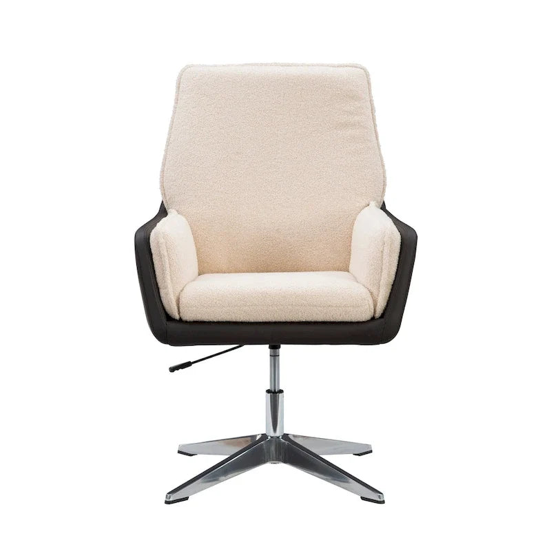 Marcia Swivel Sherpa Chair Accent Chair