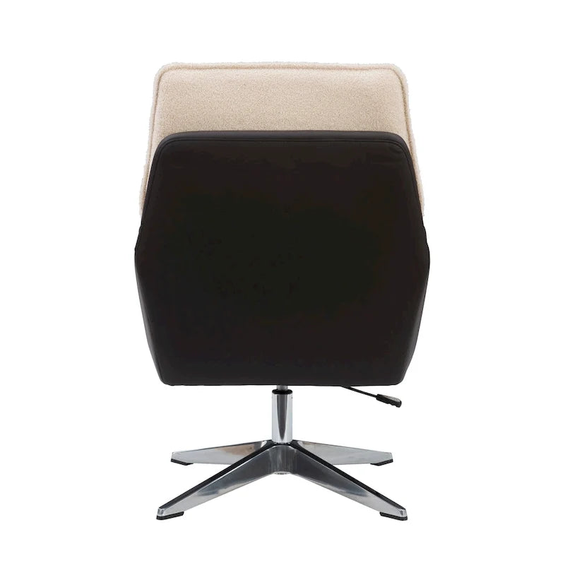 Marcia Swivel Sherpa Chair Accent Chair