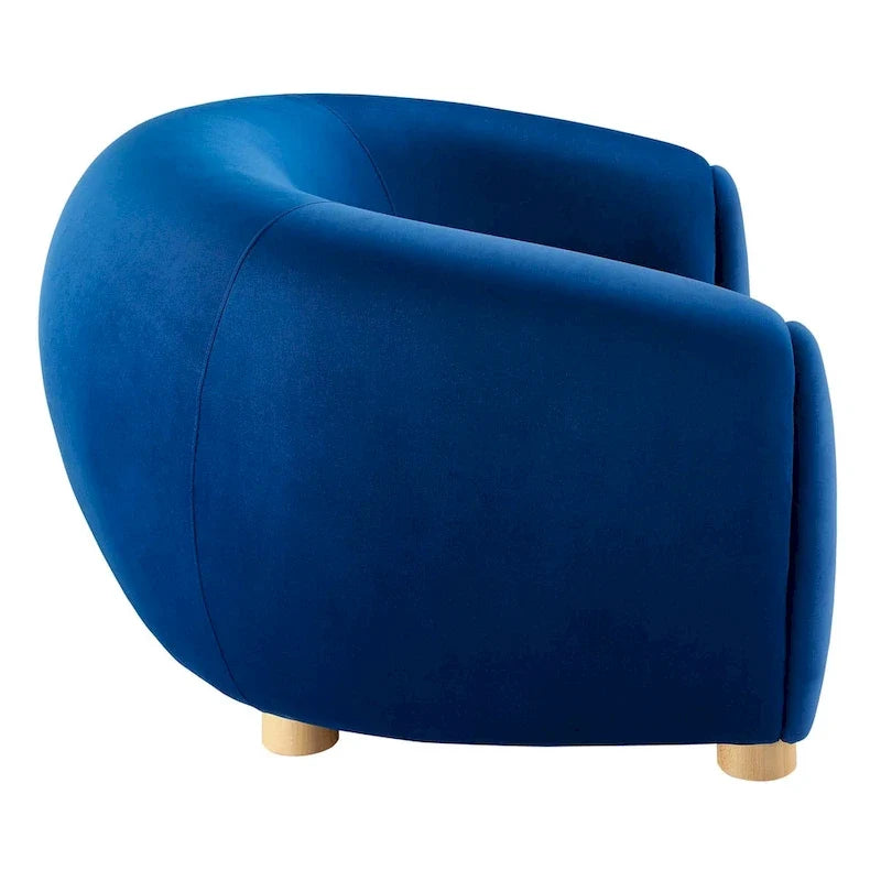Fauteuil Abundant en Velours Performance