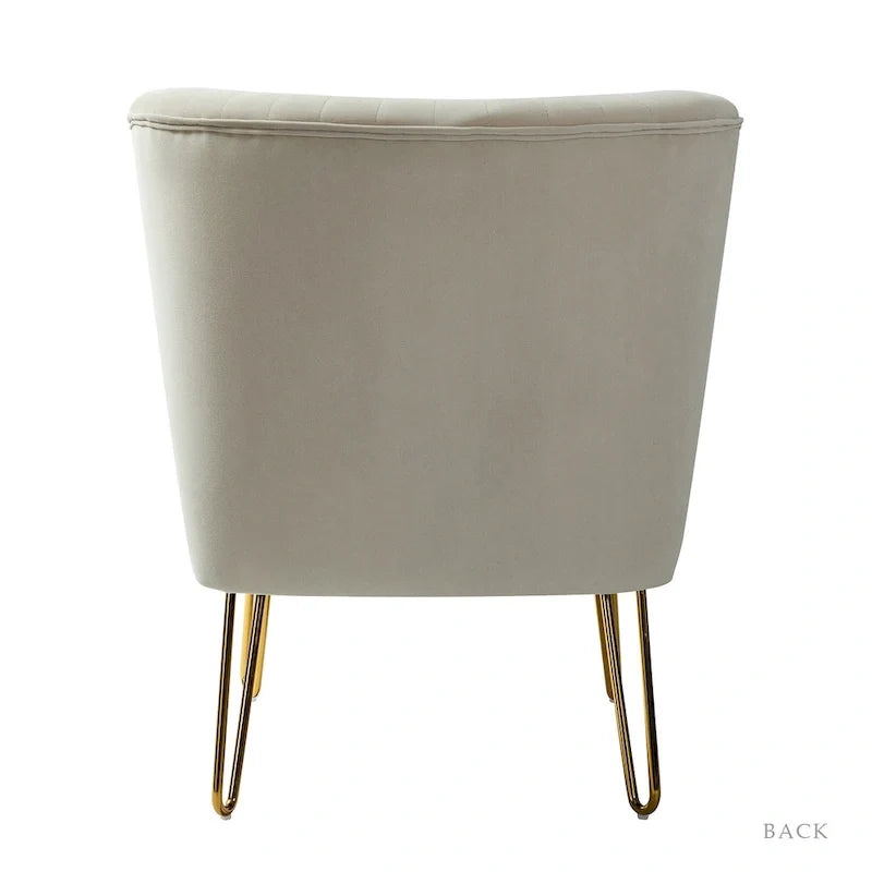 Barto Upholstered Side Chair with Tufted Back Set of 2 by HULALA HOME