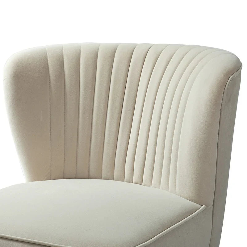 Barto Upholstered Side Chair with Tufted Back Set of 2 by HULALA HOME