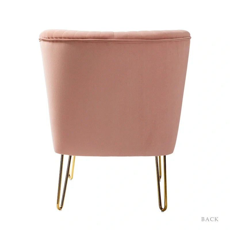 Barto Upholstered Side Chair with Tufted Back Set of 2 by HULALA HOME