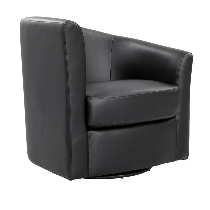 Fauteuil pivotant d'appoint Grafton Soraya 360 en similicuir