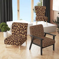 Designart Fauteuil d'appoint et fauteuil à accoudoirs en tissu d'ameublement Leopard Fur II