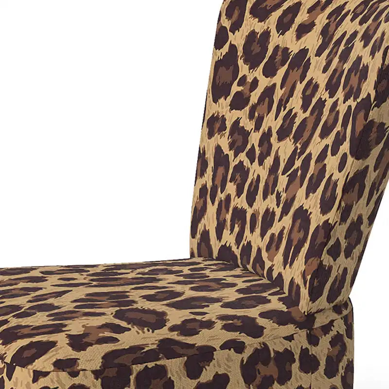 Designart Fauteuil d'appoint et fauteuil à accoudoirs en tissu d'ameublement Leopard Fur II