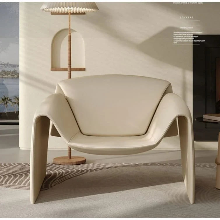 Fauteuil en cuir végétalien Larchmere