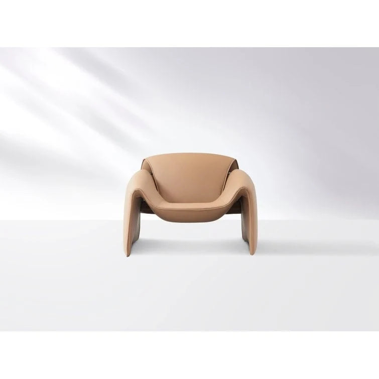Fauteuil en cuir végétalien Larchmere