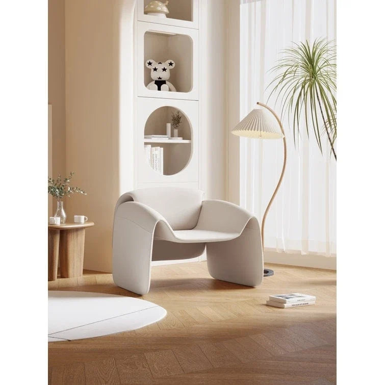 Fauteuil en cuir végétalien Larchmere