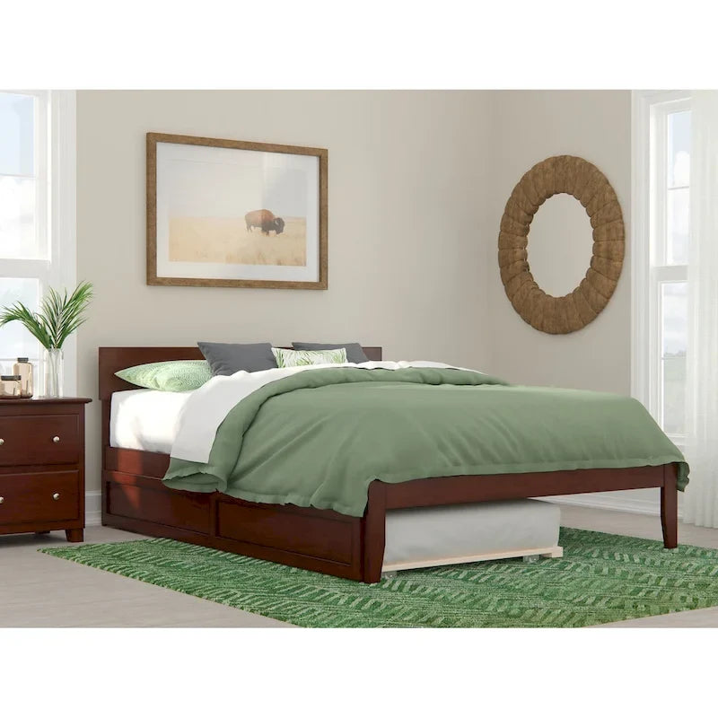 AFI Boston Platform Bed with Trundle