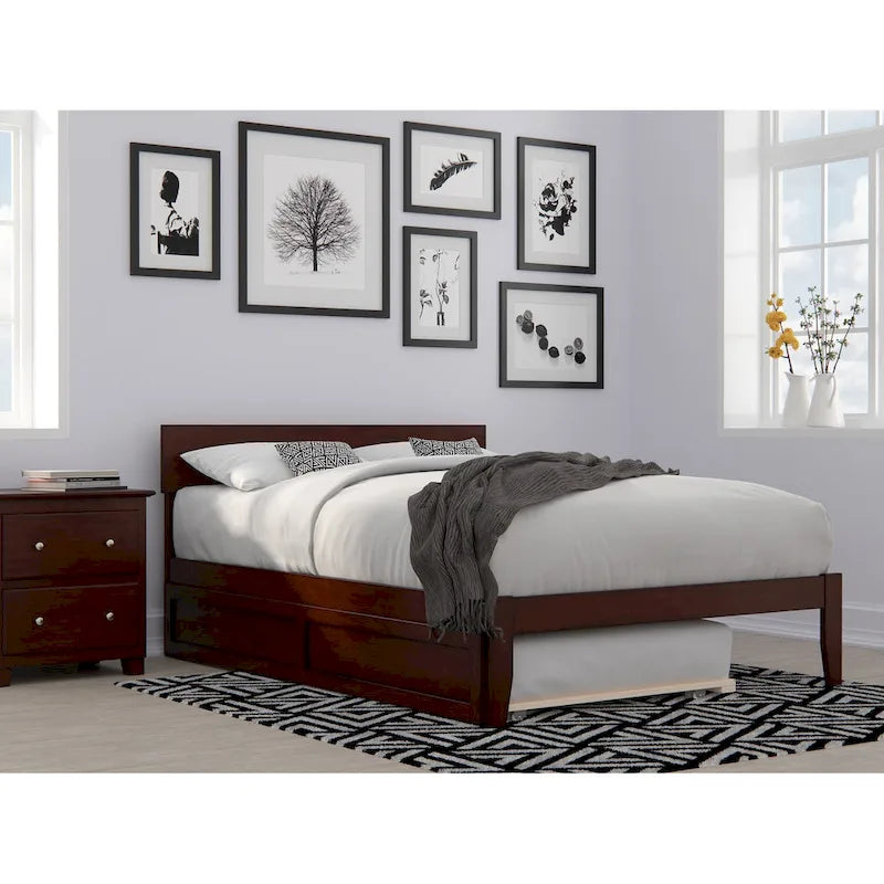 AFI Boston Platform Bed with Trundle