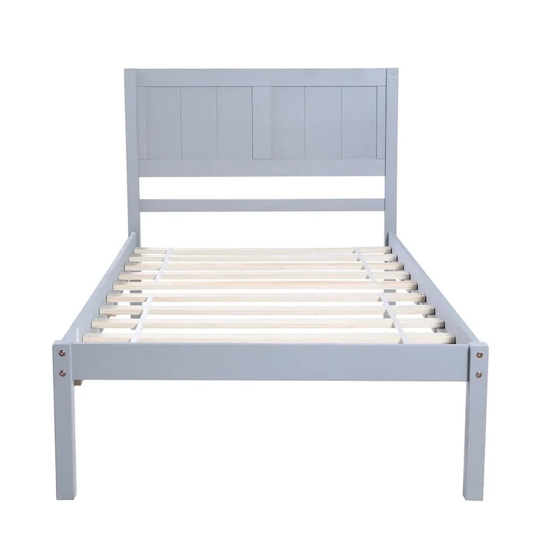 Harper & Bright Designs Letto a piattaforma singolo in legno