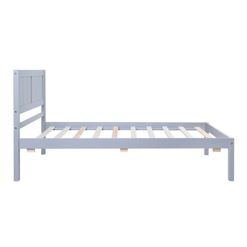 Harper & Bright Designs Letto a piattaforma singolo in legno