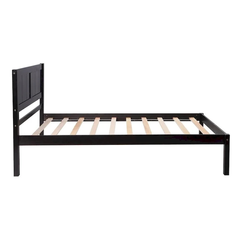Harper & Bright Designs Letto a piattaforma singolo in legno