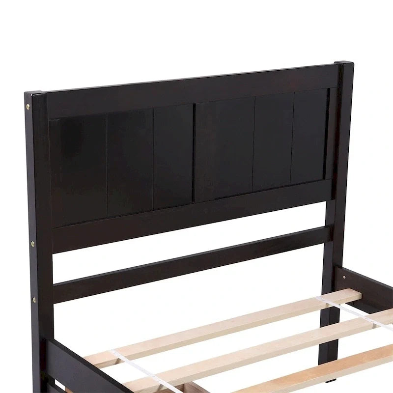 Harper & Bright Designs Letto a piattaforma singolo in legno