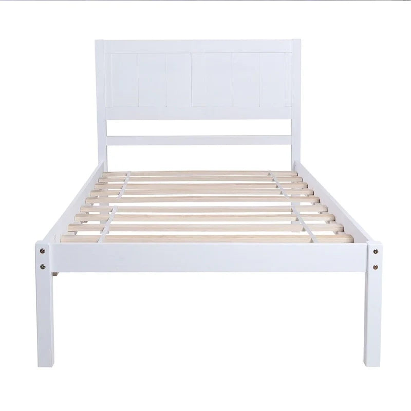Harper & Bright Designs Letto a piattaforma singolo in legno