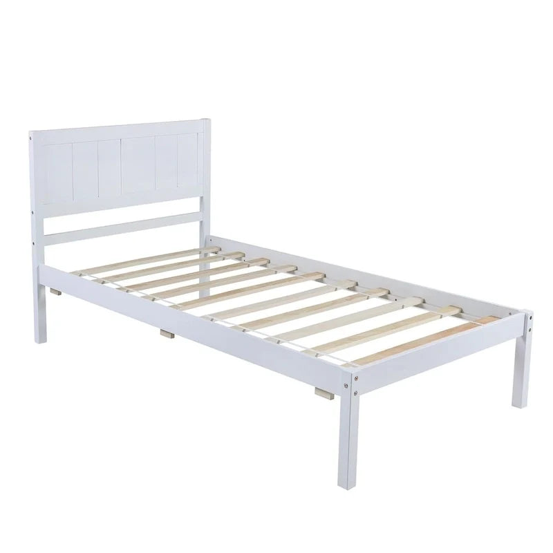 Harper & Bright Designs Letto a piattaforma singolo in legno