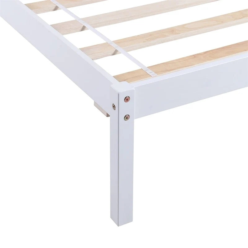 Harper & Bright Designs Letto a piattaforma singolo in legno