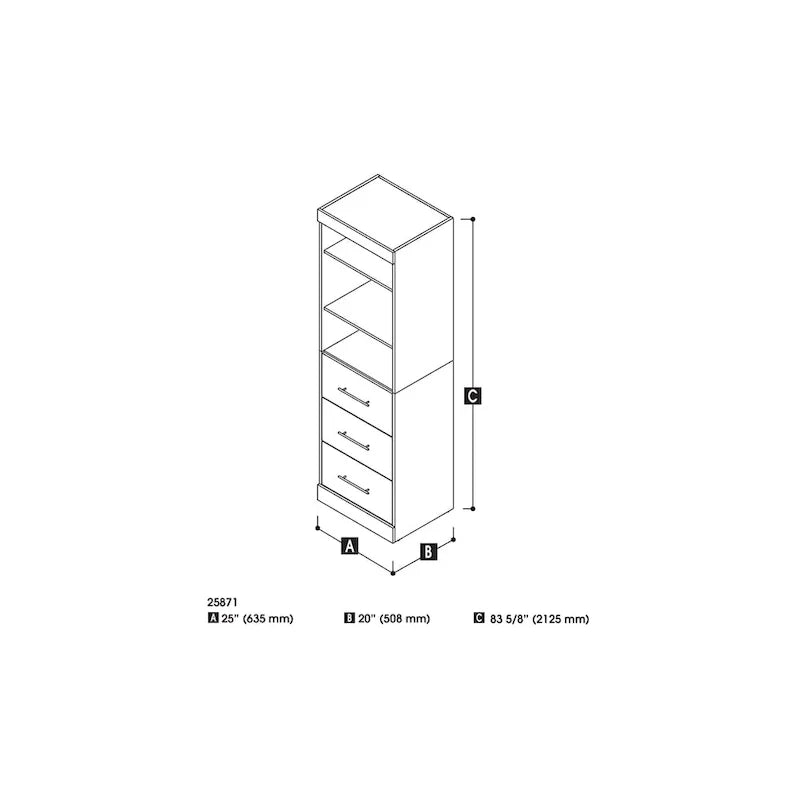 Garde-robe Nebula 25W de Bestar