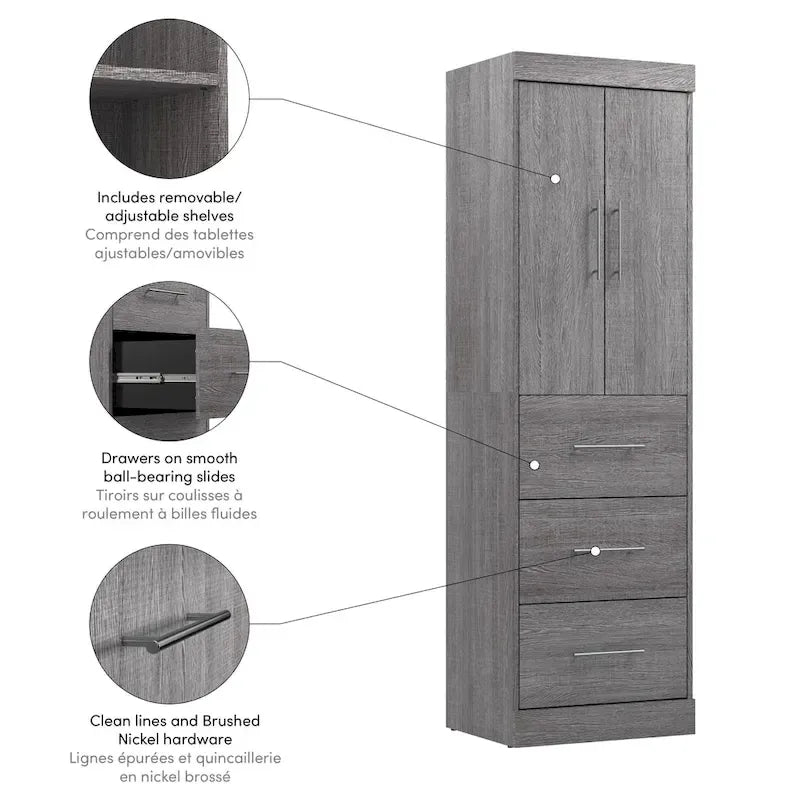 Garde-robe Nebula 25W de Bestar
