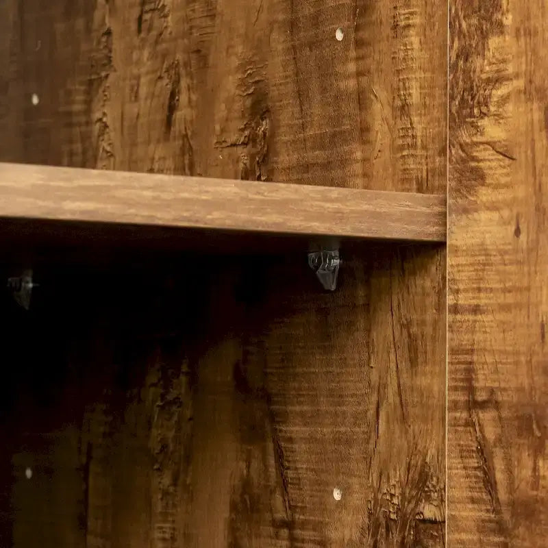 Armoire haute 2 portes 3 cloisons