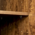 Armoire haute 2 portes 3 cloisons