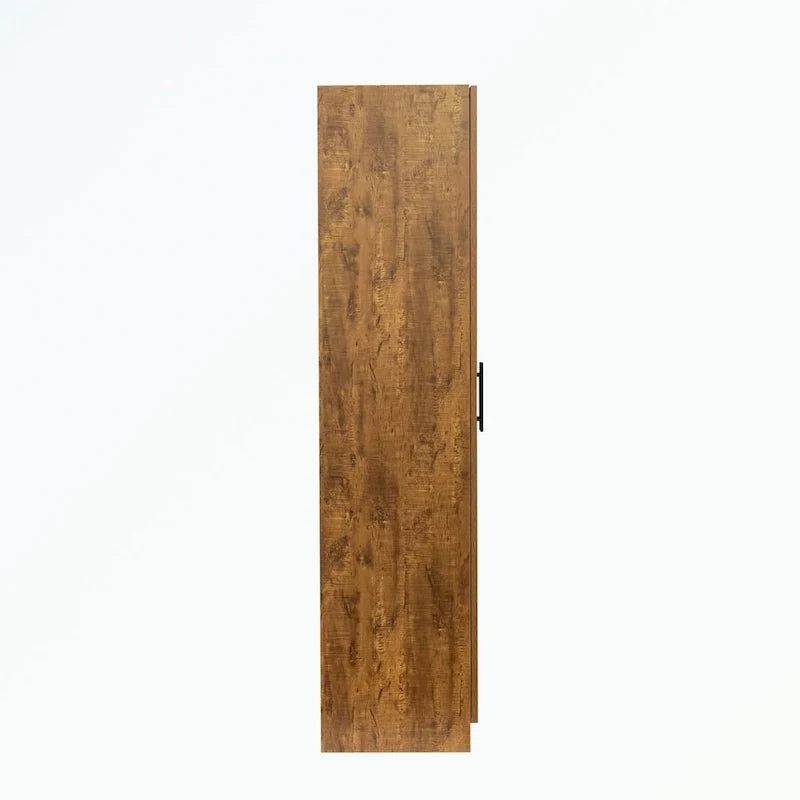 Armoire haute 2 portes 3 cloisons
