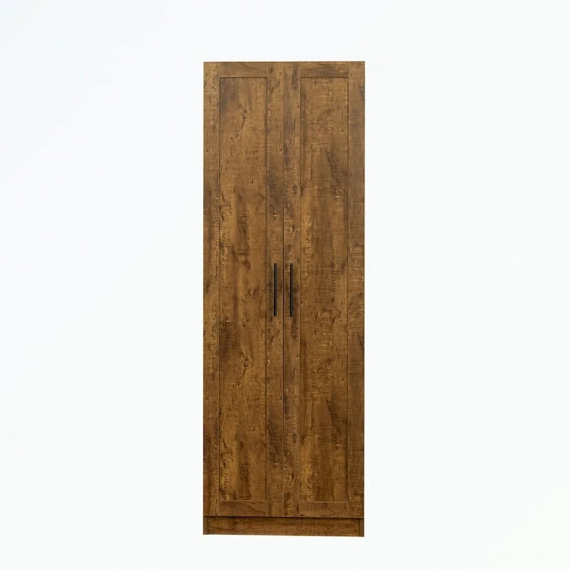 Armoire haute 2 portes 3 cloisons