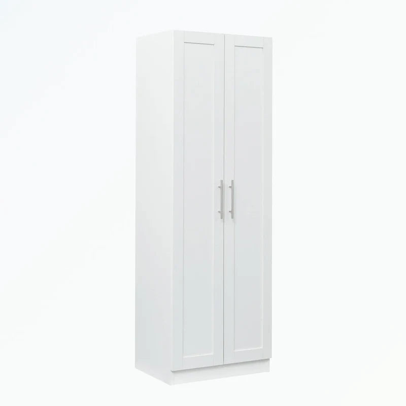 Armoire haute 2 portes 3 cloisons