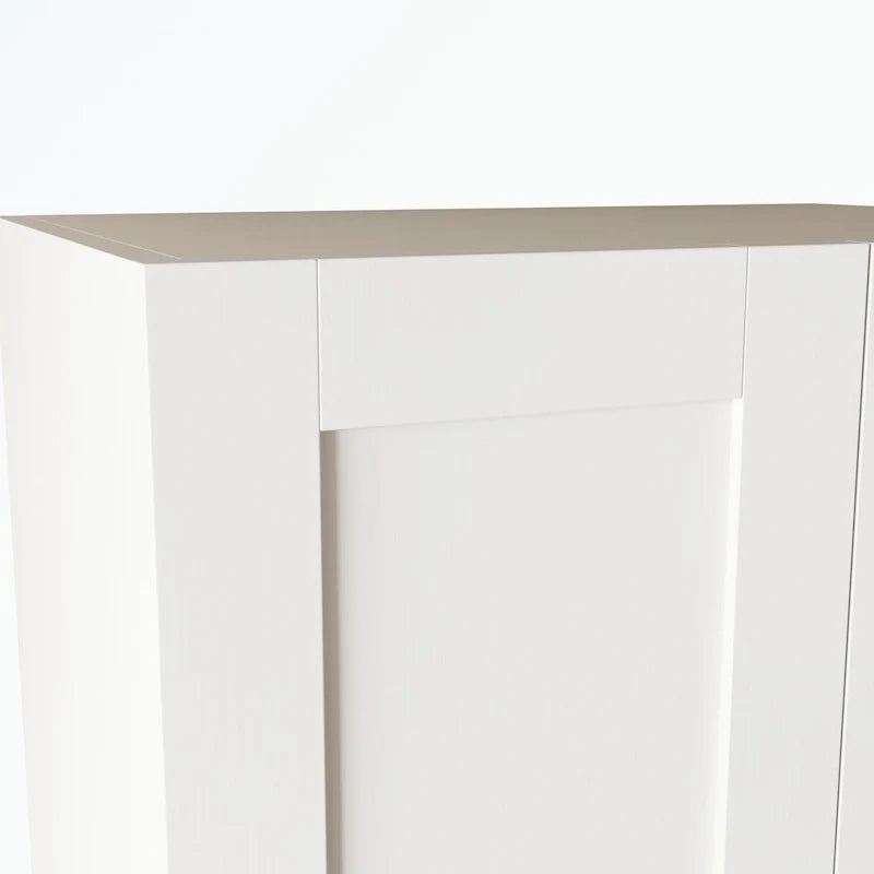 Armoire haute 2 portes 3 cloisons