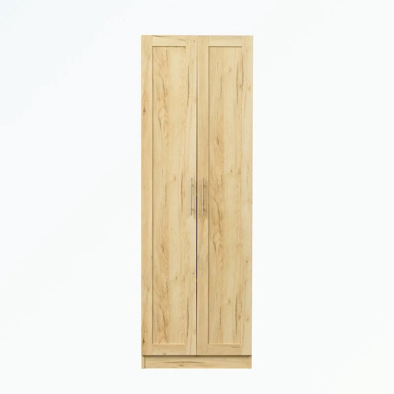 Armoire haute 2 portes 3 cloisons