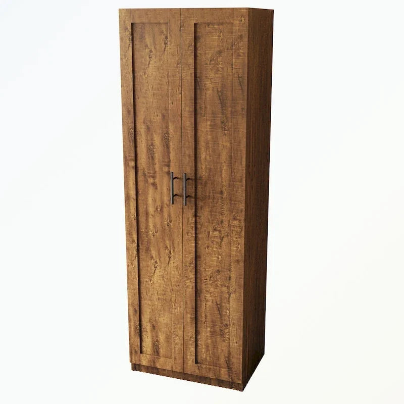 Armoire haute 2 portes 3 cloisons