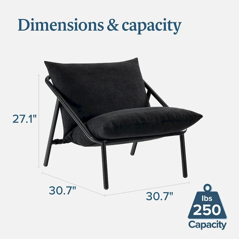 Priage by ZINUS Audrey Metal Sling Accent Chair