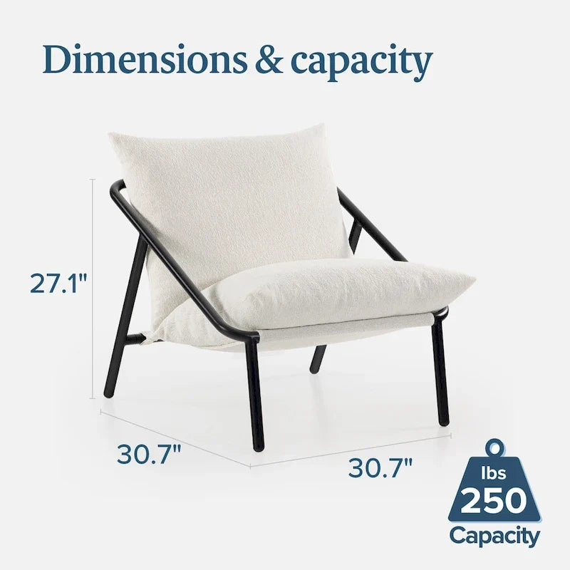 Priage by ZINUS Audrey Metal Sling Accent Chair