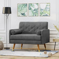 Fauteuil de club moderne du milieu du siècle Eugene Fabric par Christopher Knight Home