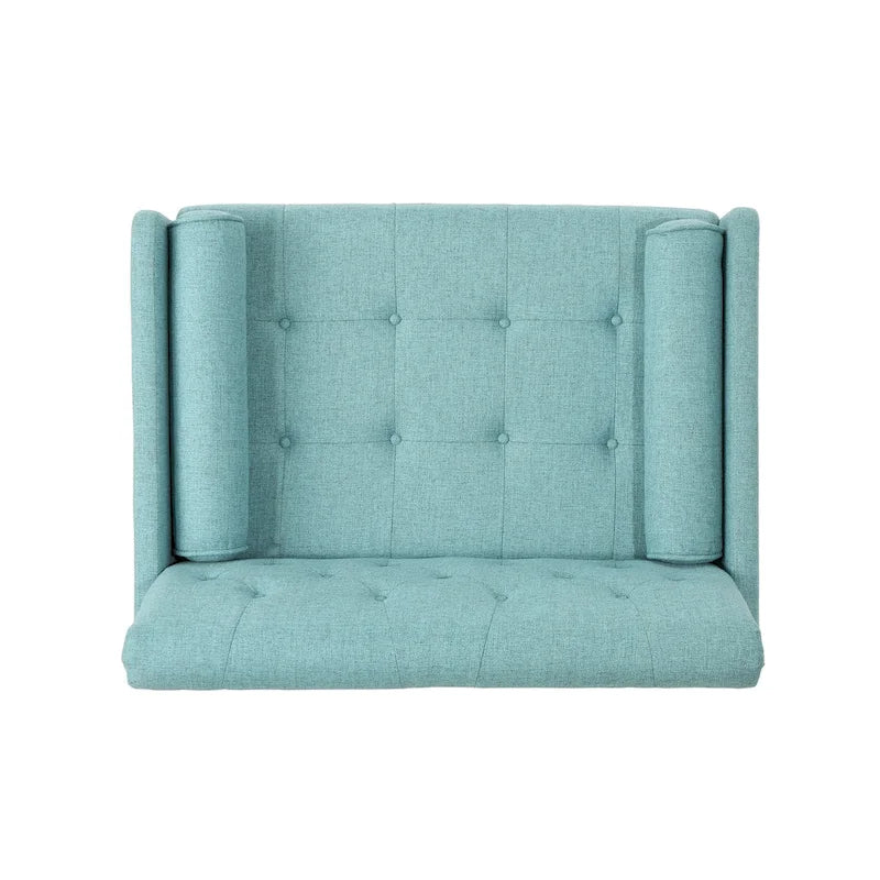 Fauteuil de club moderne du milieu du siècle Eugene Fabric par Christopher Knight Home
