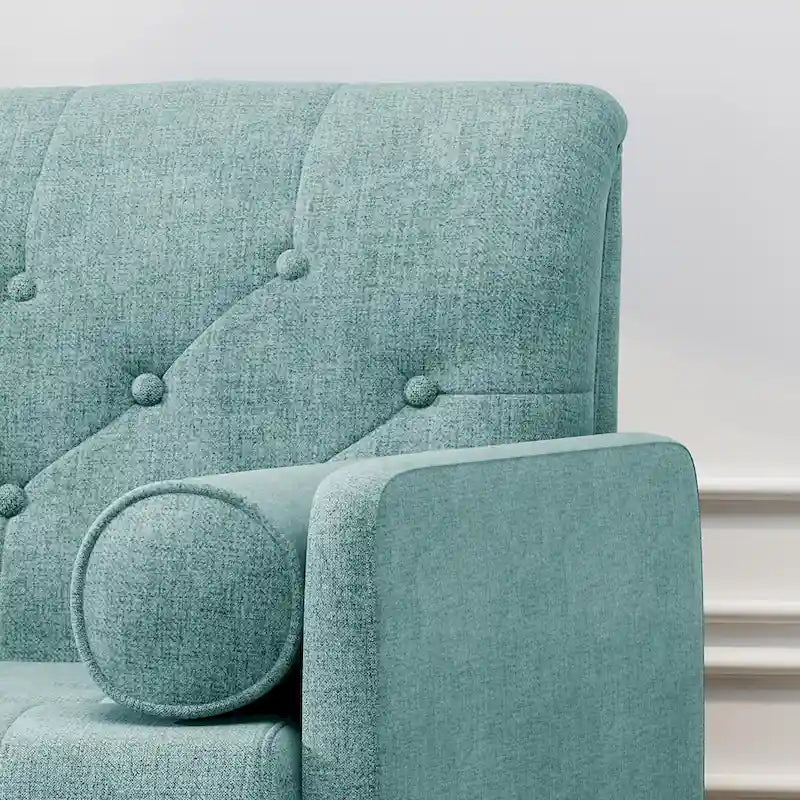 Fauteuil de club moderne du milieu du siècle Eugene Fabric par Christopher Knight Home