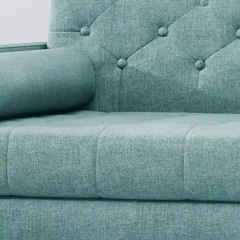 Fauteuil de club moderne du milieu du siècle Eugene Fabric par Christopher Knight Home