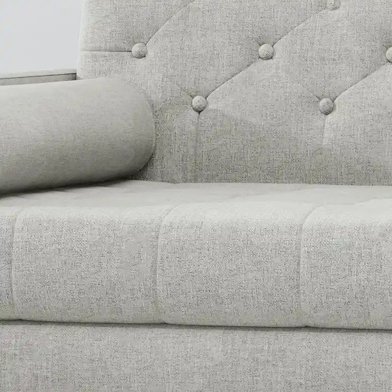 Fauteuil de club moderne du milieu du siècle Eugene Fabric par Christopher Knight Home