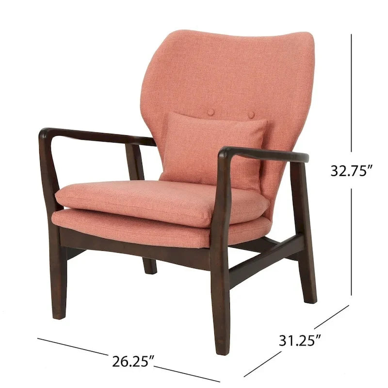 Haddie Mid-century Modern Club Chair by Christopher Knight Home